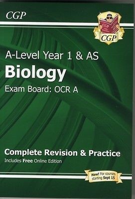 A-Level Biology: OCR A Year 1 & AS Complete Revision & Practice with Online Edition (Paperback)