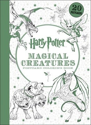 Harry Potter Magical Creatures Postcard Colouring Book: 20 postcards to colour - Harry Potter (Paperback)