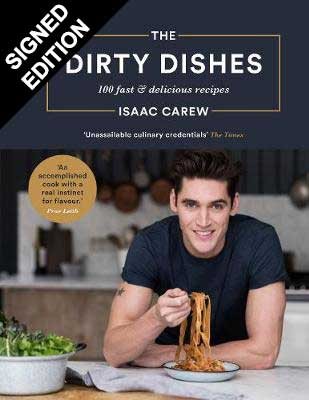 Cover of the book, The Dirty Dishes: 100 Fast and Delicious Recipes.