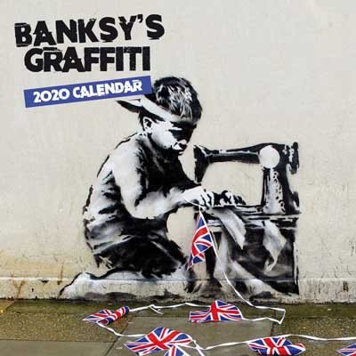 2020 Banksy's Graffiti Mini Wall Calendar (Calendar)