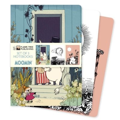Flame Tree Studio Moomin Set Of 3 Standard Notebooks