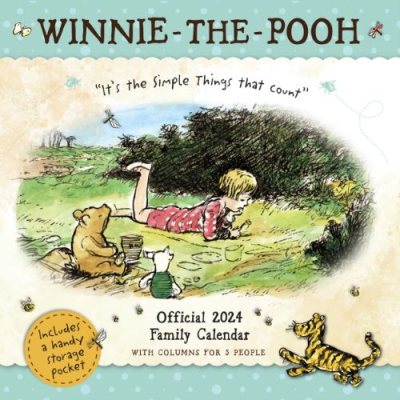 2024 Winnie The Pooh Family Calendar Waterstones   9781805273349 