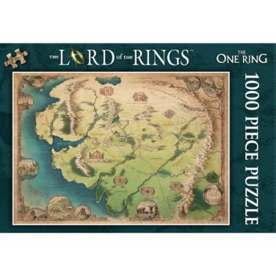 Lord Of The Rings Eriador Map 1000 Piece Jigsaw Puzzle | Waterstones