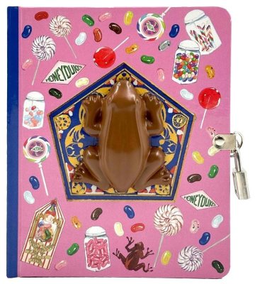 Insight Editions Harry Potter, Chocolate Frog Squishy Lock & Key Diary
