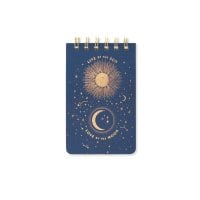 Live By The Sun Twin Wire Cloth Mini Notepad