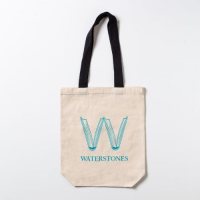 Waterstones Teal W Cloth Bag