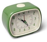 Retro Alarm Clock Green