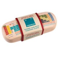 Periodic Table glasses case with cloth