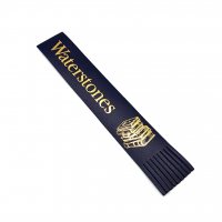 Waterstones Navy Leather Bookmark