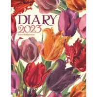 2023 Eb Tulips Deluxe Wiro Desk Diary