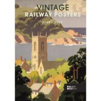 2023 Vintage Railway Posters A5 Wiro Diary