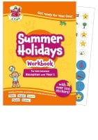 CGP Summer Holidays Activity Workbook - for kids between Reception and Year 1 (ages 4-5) - CGP Holiday Workbooks (Paperback)
