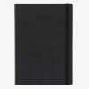 Black Large Lined Notebook