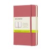Daisy Pink Plain Hard Notebook Pocket