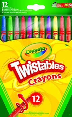 12 Twistable Crayons