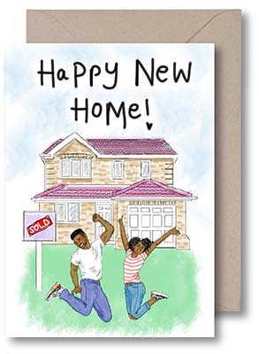Happy New Home Couple Card