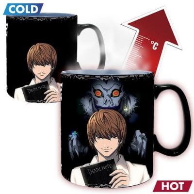 Death Note Heat Change Mug 460ML Kira & L