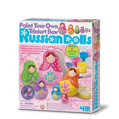 paint russian dolls