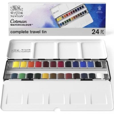 Jackson's : Artist Watercolor Paint : Half Pan : Set of 24