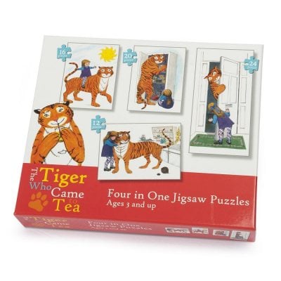 Tiger Who Came To Tea 4 In 1 Puzzle