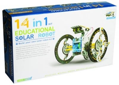 14 in 1 educational solar robot