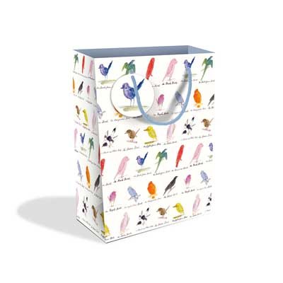 Edward Lear Birds Large Gift Bag