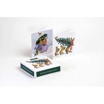 Rabbits Charity Box X20: Christmas Cards
