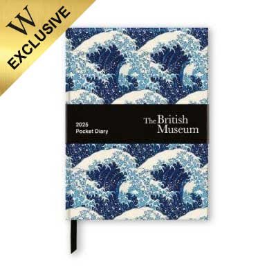 Hokusai Wave British Museum Pocket Diary 2025