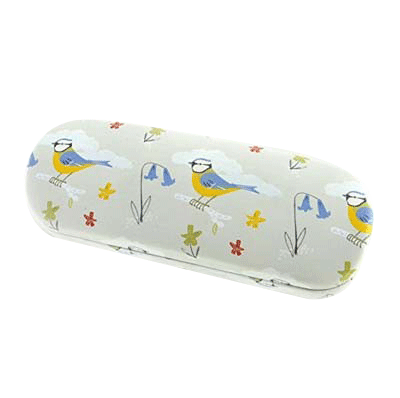 Blue Tits Glasses Case
