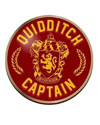 Harry Potter Enamel Badge - Quidditch Captain