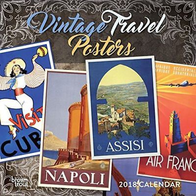 Vintage Travel Posters 2018 Wall Calendar