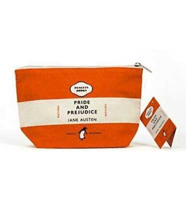 Penguin Classics Pride and Prejudice Orange Cloth Pouch | Waterstones