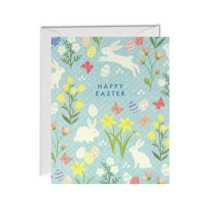 Easter Bunny Pattern Pack of 5 Cards