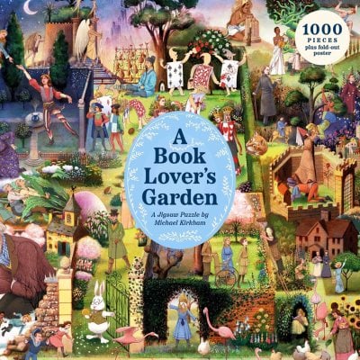 A Book Lovers Garden 1000 Piece Jigsaw Puzzle