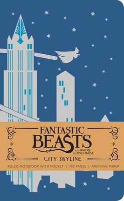 Fantastic Beasts and Where to Find Them: City Skyline Hardcover Ruled Notebook (Hardback)