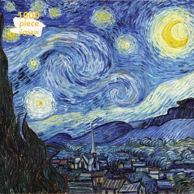 1000 Pieces Starry Van Gogh Painting Night Puzzles Jigsaw High Quality Puzzle UK