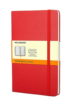 Moleskine Large Ruled Notebook Red - Moleskine Classic