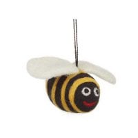 Felt Bee hanging decoration