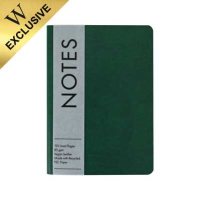 Emerald Lined Vegan B6 Notebook