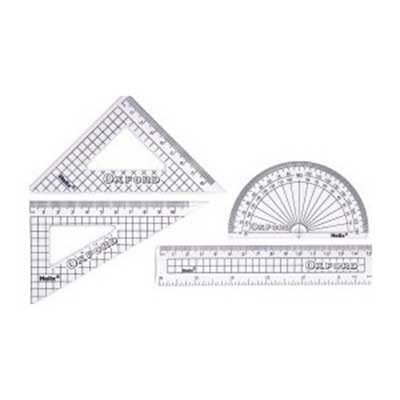Helix Oxford 4 Piece Ruler Set