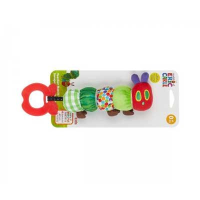 THE VERY HUNGRY CATERPILLAR RATTLE MINI JINGLER 0 GIFT NEW MULTI TEXTURE TOY 