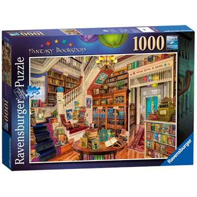 The Fantasy Bookshop 1000 Piece Jigsaw Puzzle