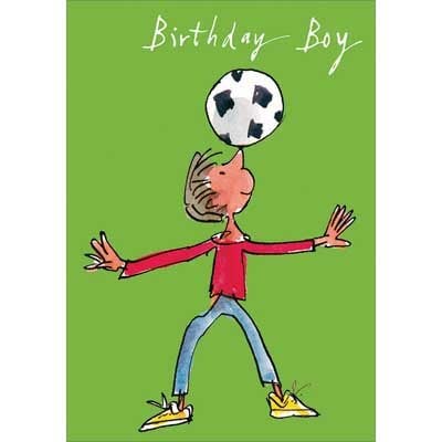 Birthday Boy Football Card | Waterstones