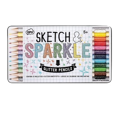 Sketch & Sparkle Glitter Pencils