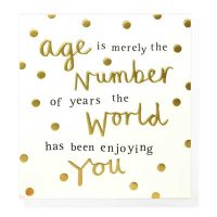 Age Is Merely The Number