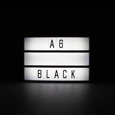 Cinematic Led Black Light Box A6