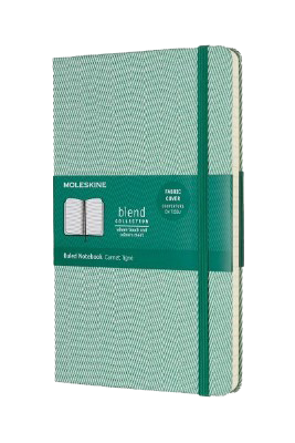 Blend Collection Green Lined Notebook L