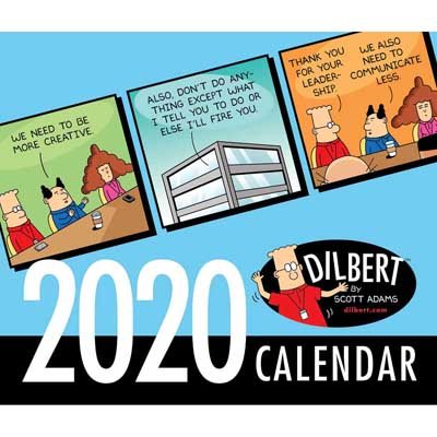 Dilbert 2020 Day To Day Calendar By Scott Adams Waterstones