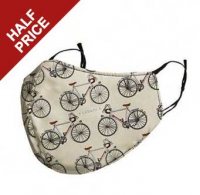 Bicycles Print Washable Face Mask