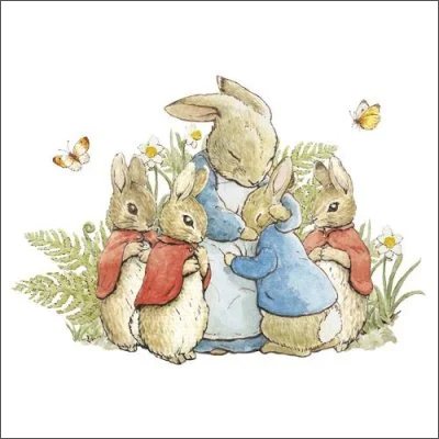 Beatrix Potter Bunnies With Mum Greetings Card Waterstones